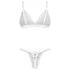 Mireasa Obsessive Weddya - set de mireasă din două piese (alb)