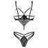 Obsessive Matildea - body deschis (negru) - L/XL