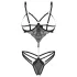 Obsessive Matildea - body deschis (negru) - L/XL