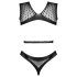 Livco Michikol - body din plasă cu spatele deschis - (negru) - S-L