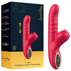   Sweet Play - vibrator 2în1 pentru penetrare și stimulare clitoridiană