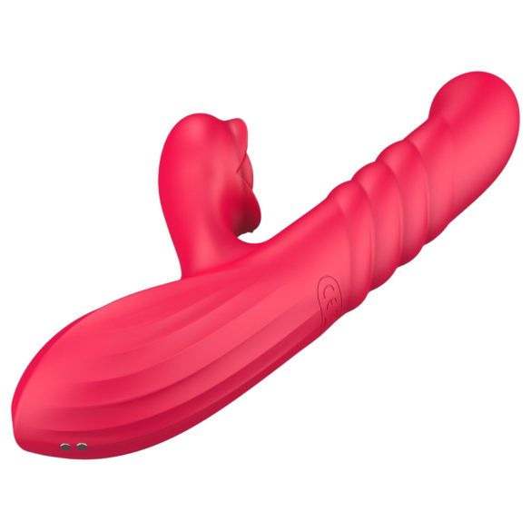 Sweet Play - vibrator 2în1 pentru penetrare și stimulare clitoridiană