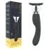 Sweet Play - vibrator 2în1 cu limbă pentru stimularea clitorisului și funcție de sucțiune (negru)