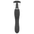 Sweet Play - vibrator 2în1 cu limbă pentru stimularea clitorisului și funcție de sucțiune (negru)
