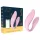 Sweet Play - vibrator pentru cuplu inteligent - roz