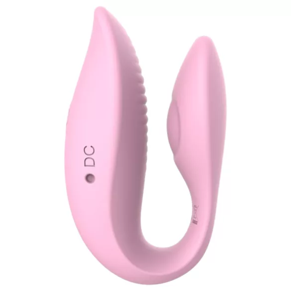 Sweet Play - vibrator pentru cuplu inteligent - roz