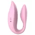 Sweet Play - vibrator pentru cuplu inteligent - roz