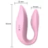 Sweet Play - vibrator pentru cuplu inteligent - roz
