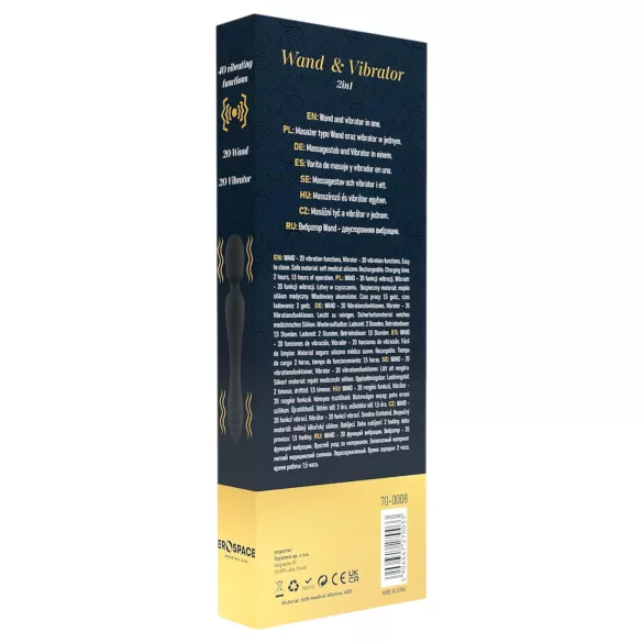 Sweet Play - vibrator masaj și punctul G - negru