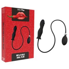 Wild Play - dop anal gonflabil - silicon negru