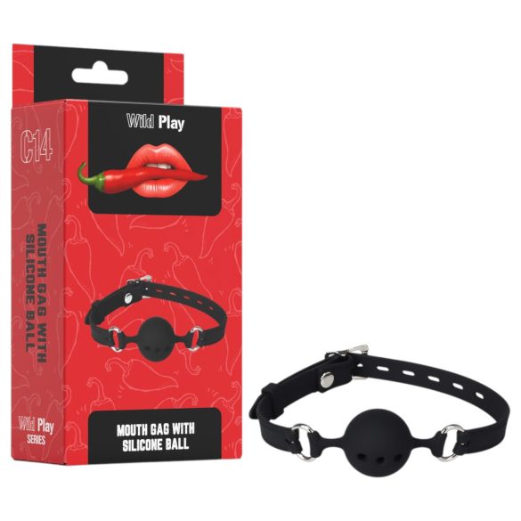 Wild Play - mușcătură din silicon (negru)