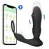 Play pentru bărbați - vibrator anal inteligent și puternic (negru)