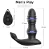 Men's Play - vibrator pentru prostată cu mișcare sus-jos - negru