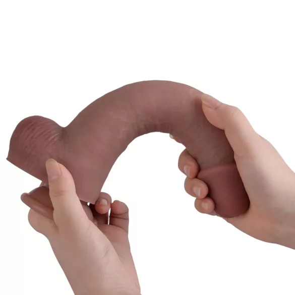 Natural Play - dildo din silicon 24 cm (natural)