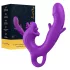 Erospace Sweet Play - vibrator pentru stimularea clitorisului cu limbă și pentru punctul G cu mișcare de înclinare (mov)