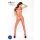 Passion BS014 - salopetă deschisă cu corset din plasă (roșu) - S-L
