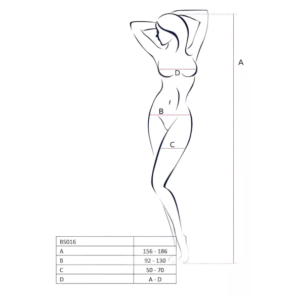 Passion - set lenjerie sexy minimal negru din plasă - mărime S-L