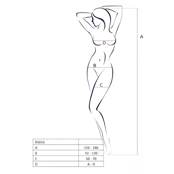 Passion - set lenjerie sexy minimal negru din plasă - mărime S-L
