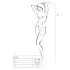 Passion - set lenjerie sexy minimal negru din plasă - mărime S-L