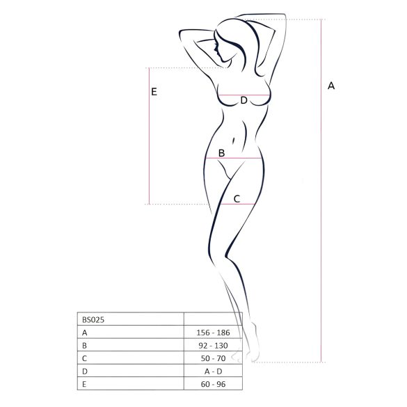 Passion BS025 - rochie mini mânecă lungă - negru - S-L