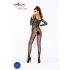 Passion BS031 - catsuit cu deschidere - negru - mărime S-L
