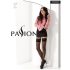 Passion ST003 - ciorapi sexy din dantelă (negru) - L/XL