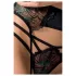 Passion Floris - set lenjerie sexy - negru - L/XL