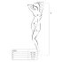 Passion BS059 - set lenjerie sexy din plasă - negru - mărime S-L