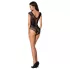 Passion BS064 - body din plasă deschisă - negru - mărime S-L