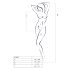 Passion BS064 - Body deschis tip plasă (negru) - S-L