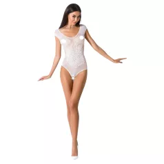 Passion BS064 - body din plasă albă, deschis (S-L)