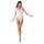 Passion BS064 - body deschis din plasă (alb) - mărimi S-L