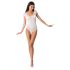 Passion BS064 - body deschis din plasă (alb) - mărimi S-L