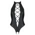 Body sexy Passion Nancy cu bretele încrucișate - negru, deschis - L/XL