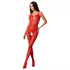 Passion BS078 - body deschis cu buline - roșu (S-L)