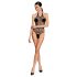 Passion BS087 - body transparent din plasă (negru) - S-L