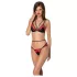 Set sutien Passion Peonia - roșu