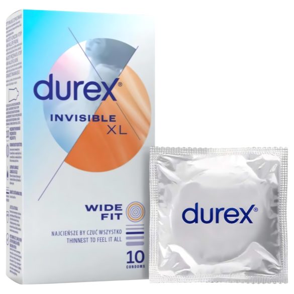 Durex Invisible XL - prezervative extra mari (10buc)