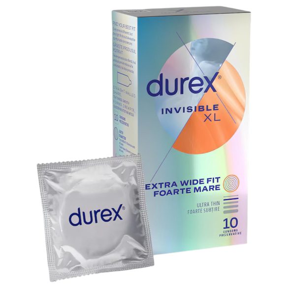 Durex Invisible XL - prezervative extra mari (10buc)