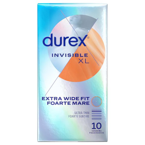 Durex Invisible XL - prezervative extra mari (10buc)