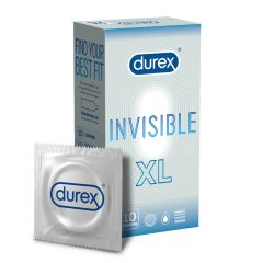 Durex Invisible XL - prezervativ extra mare (10 bucăți)