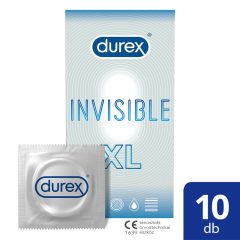 Durex Invisible XL - prezervativ extra mare (10 bucăți)