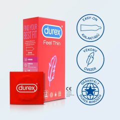   Durex Feel Thin - Condimente cu senzație realistă (3 x 12buc)