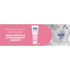   Durex Naturals - gel lubrifiant extrem de sensibil pe bază de apă (100ml)