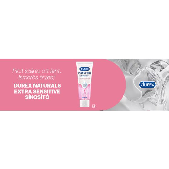 Durex Naturals - gel lubrifiant extrem de sensibil pe bază de apă (100ml)