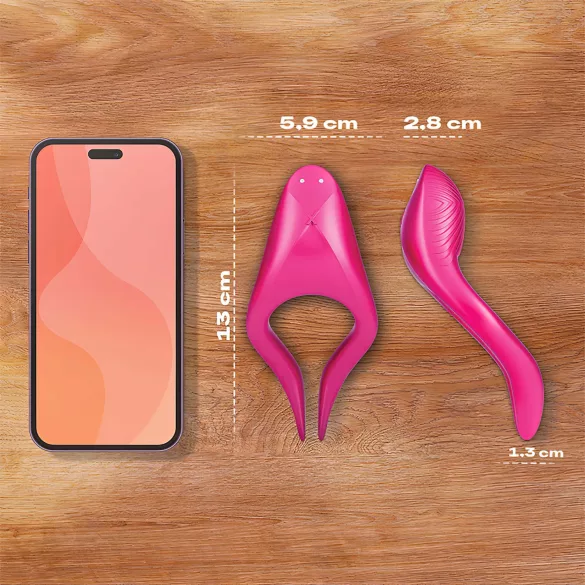 Durex - Vibrator punct intim - stimulare precisă - silicon roz