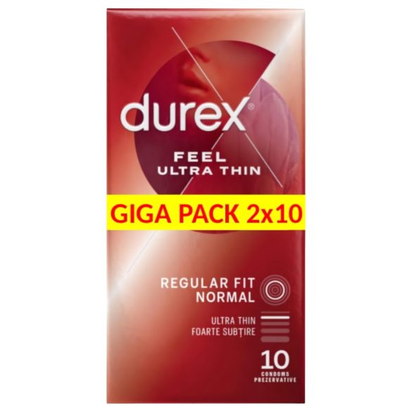 Durex Feel Ultra Subțire - prezervativ ultra realist (2x10buc)