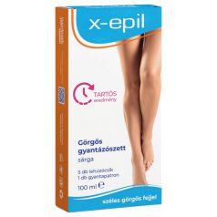 X-Epil - set epilare cu rolă - galben