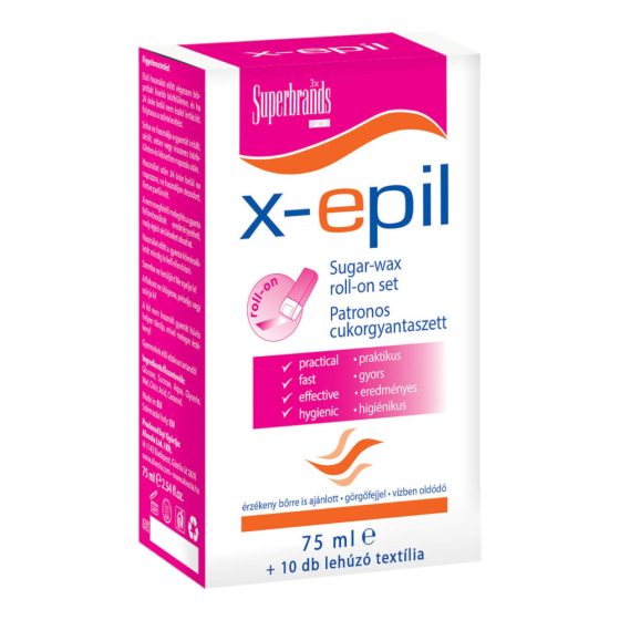 X-Epil - Set de epilare cu zahăr în cartușe