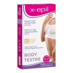   X-Epil - benzi de epilat gel premium gata de utilizat (12 bucăți) - pentru corp